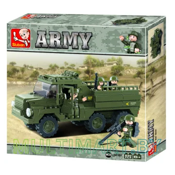 Конструктор Sluban M38-B0301 Армейский грузовик (230 деталей)